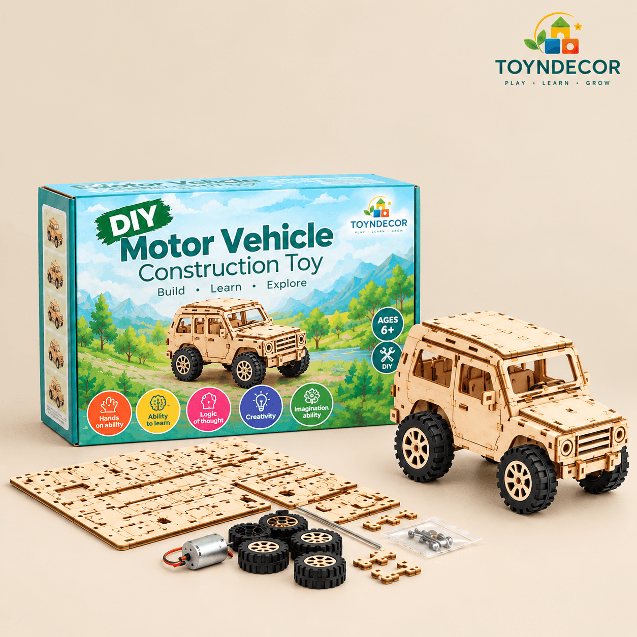 DIY Motor Vehicle Construction Toy