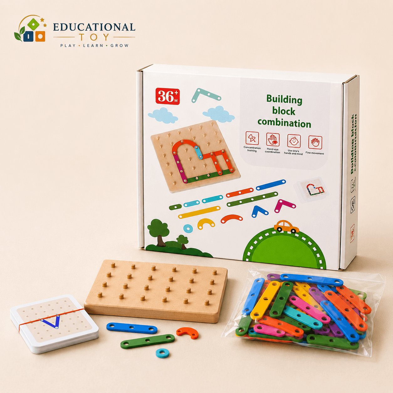 Creative Building Puzzle Board