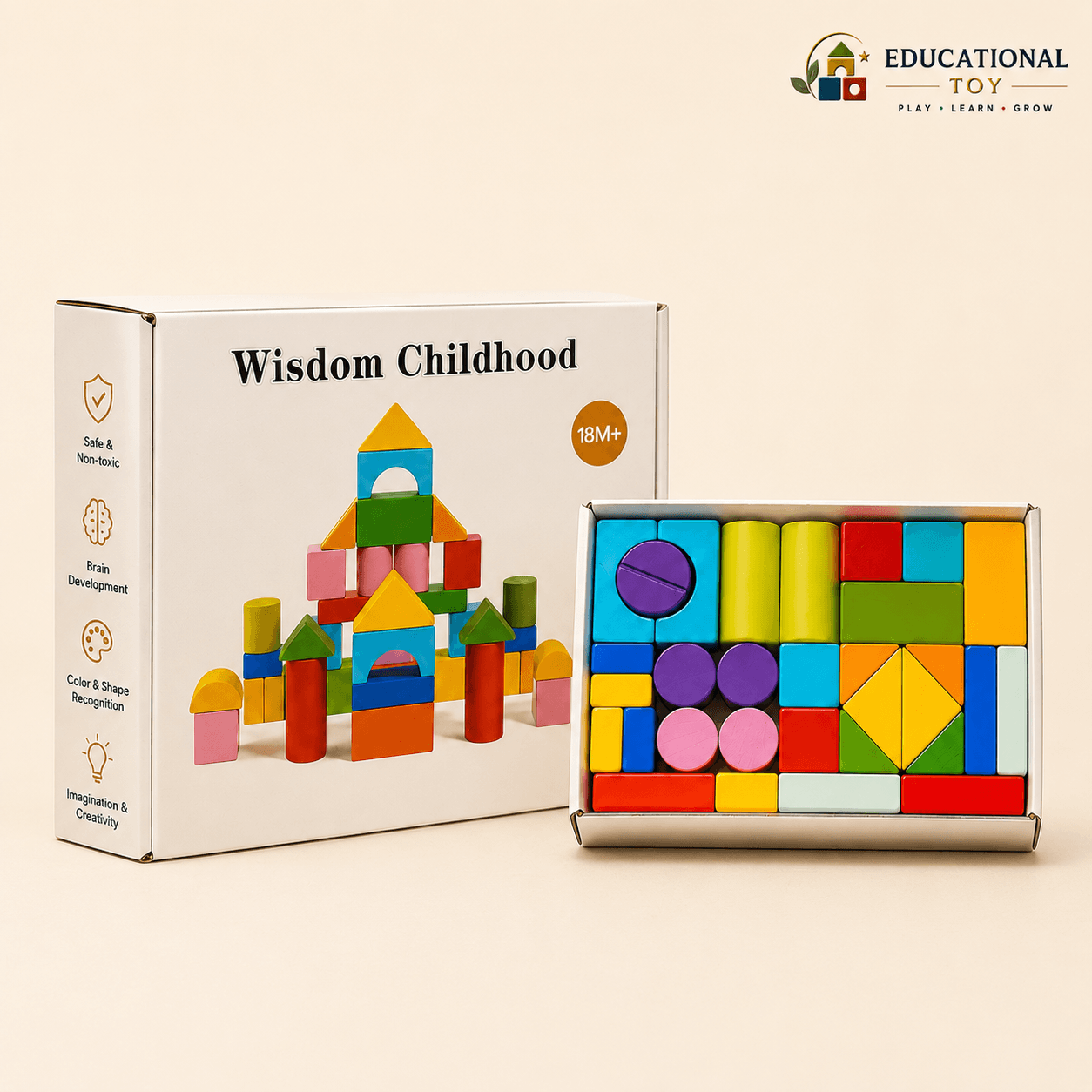 Wisdom Childhood Wooden Block