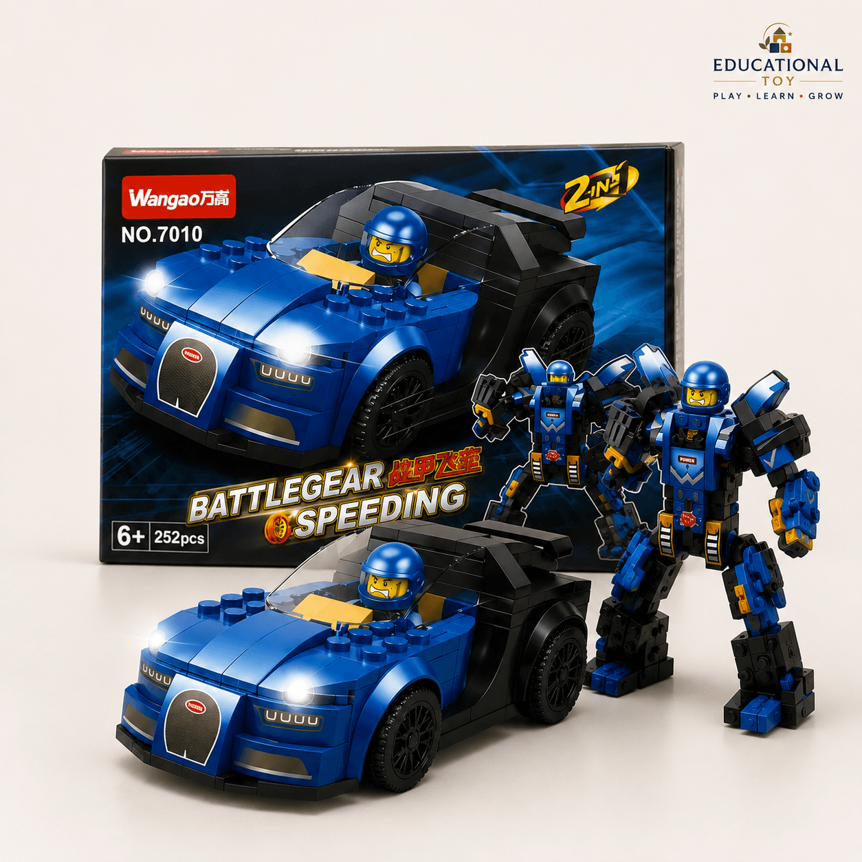 Battle Gear 2 in 1 Lego Set