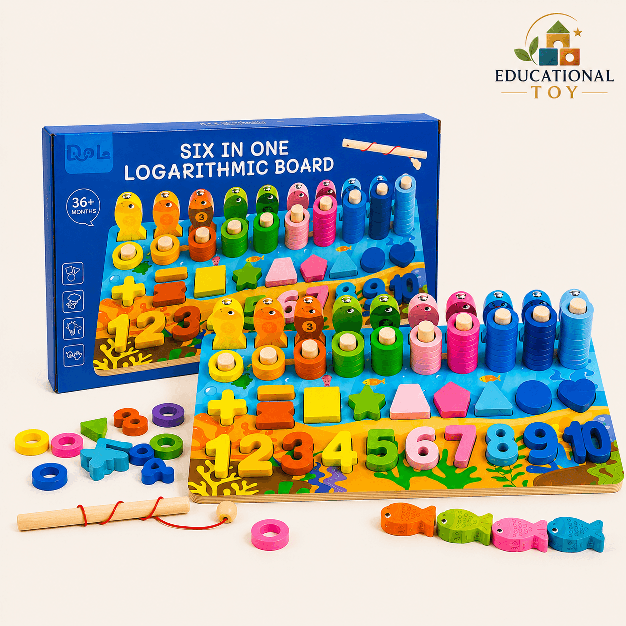 6 in 1 Logarithmic Board