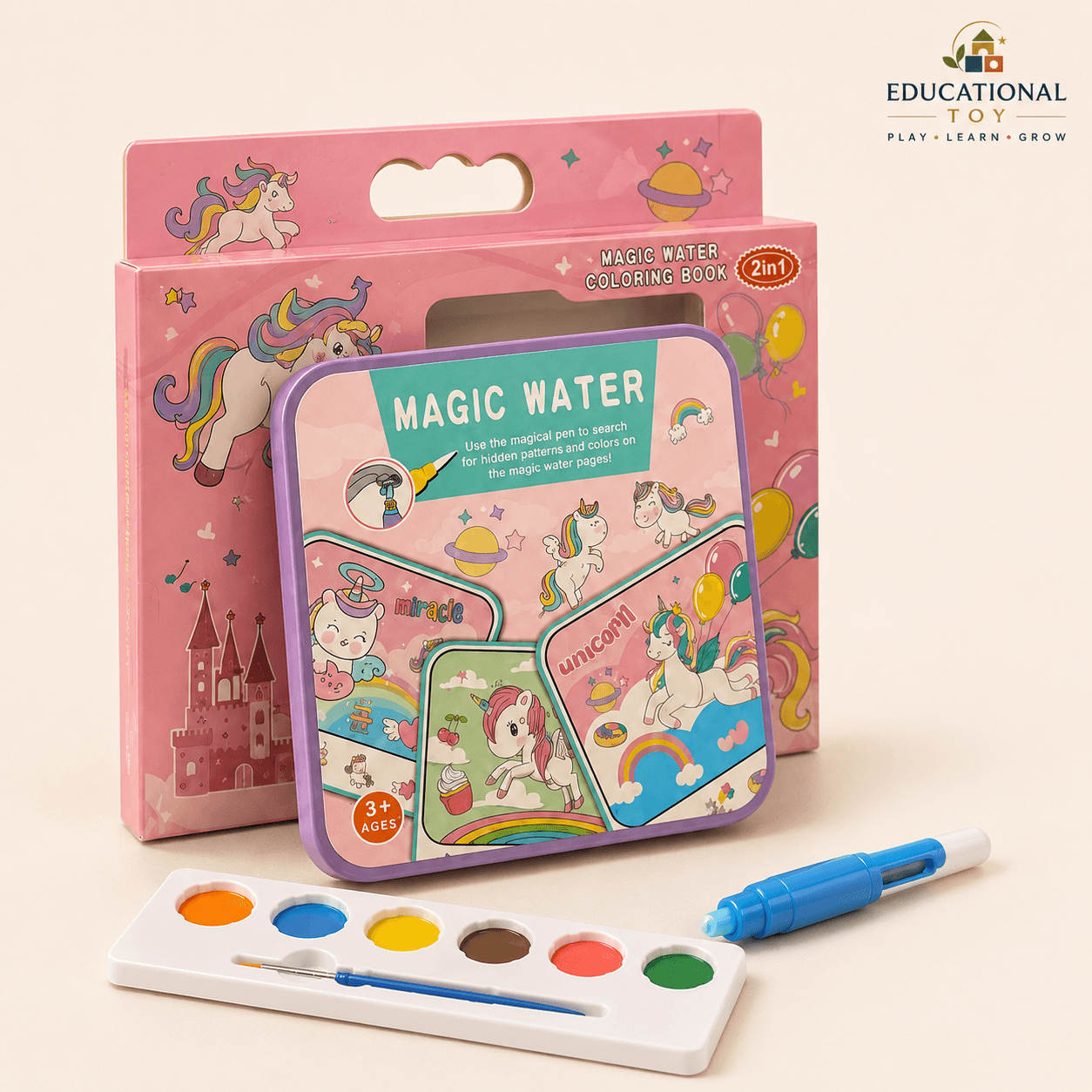 Magic Water Coloring Book