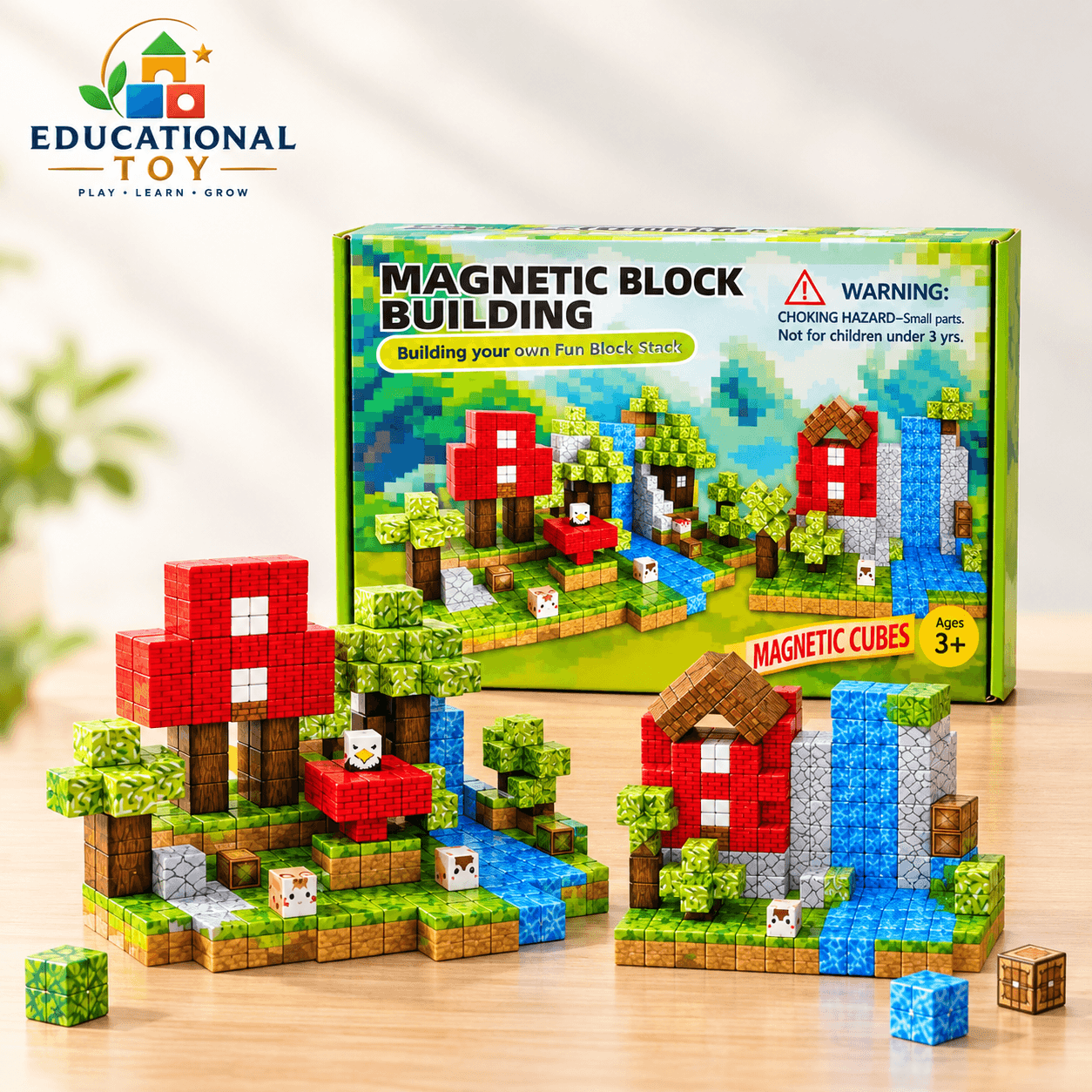 Magnetic Cube Block