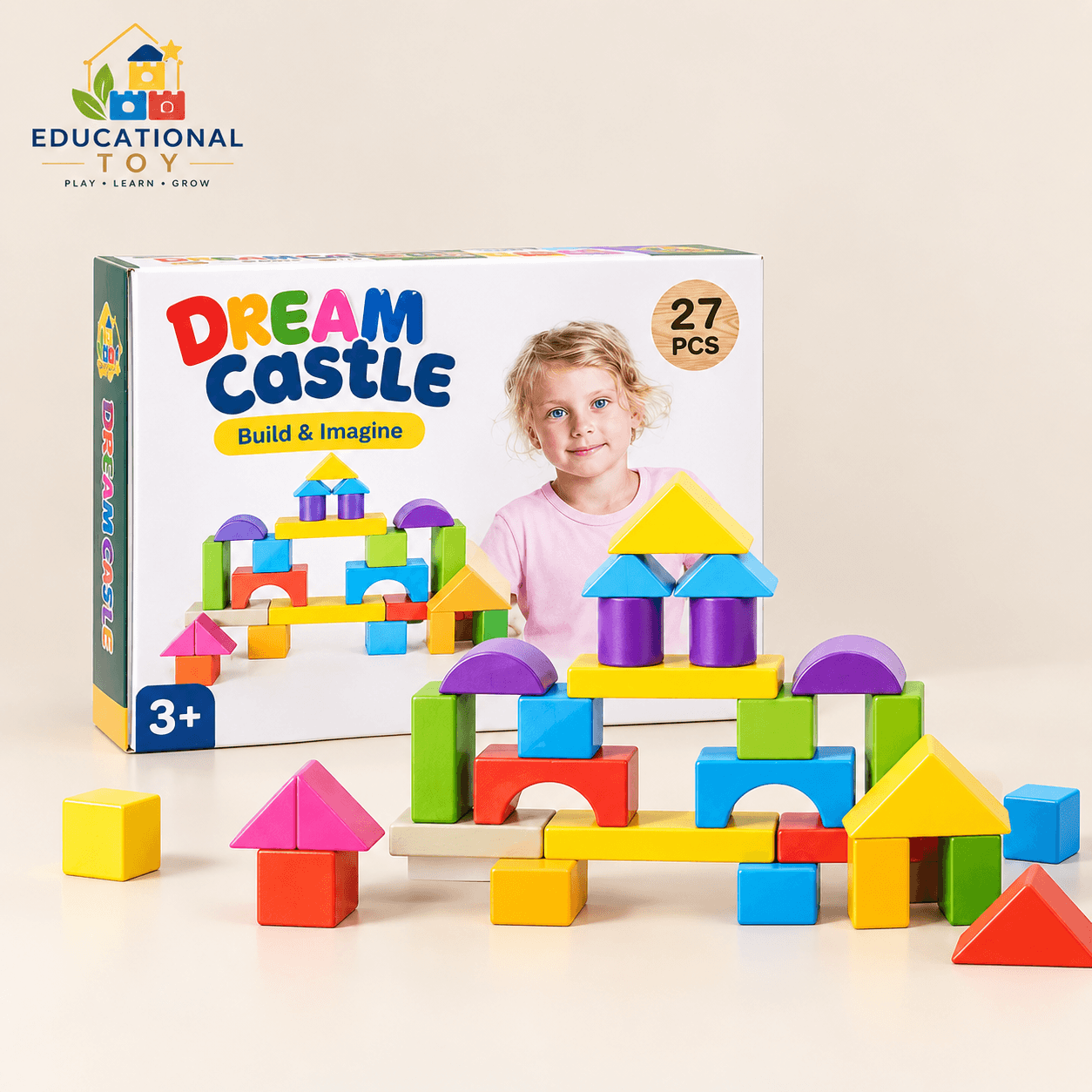 Dream Castle Wooden Block