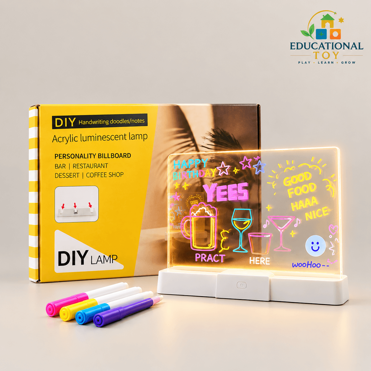 DIY Drawing Acrylic Doodle Board