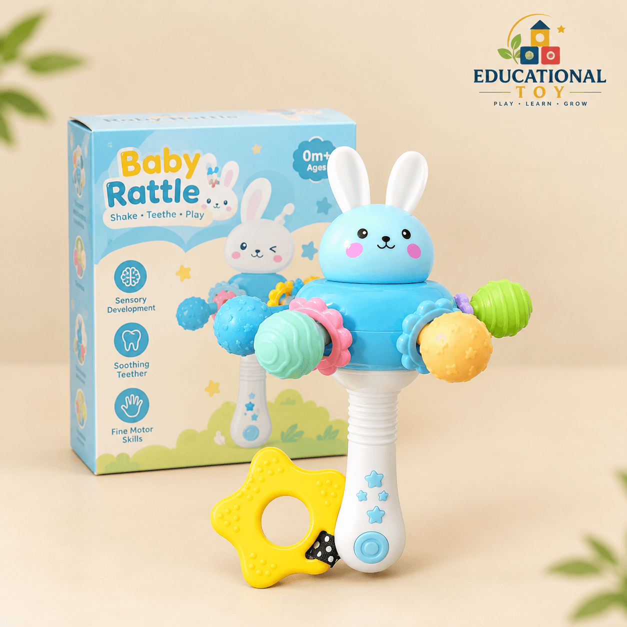 Silicon Soothing Rattle