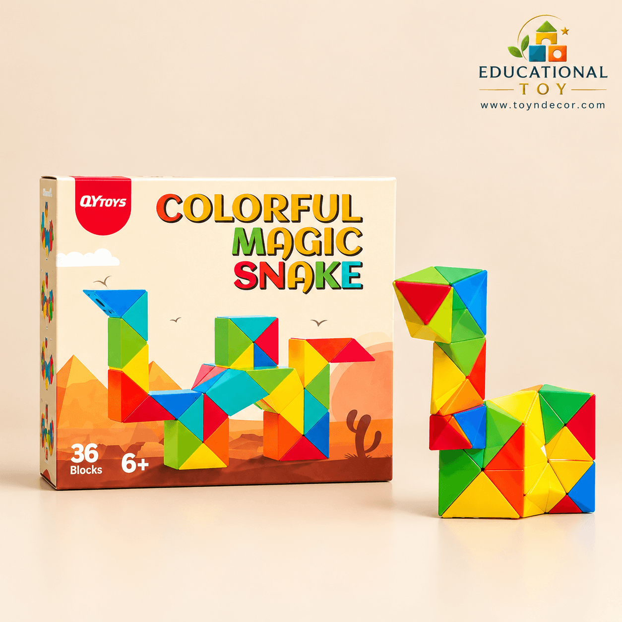 Magic Snake Cube Puzzle
